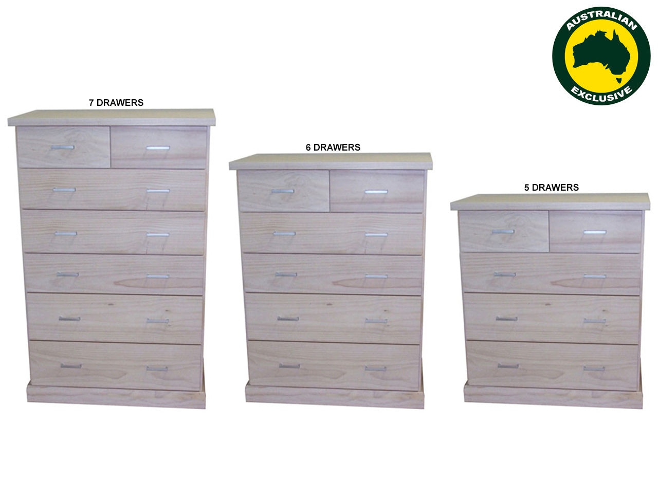 BAYSIDE (AUSSIE MADE)  TALLBOY COLLECTION - ASSORTED PAINTED COLOURS - STARTING FROM $999