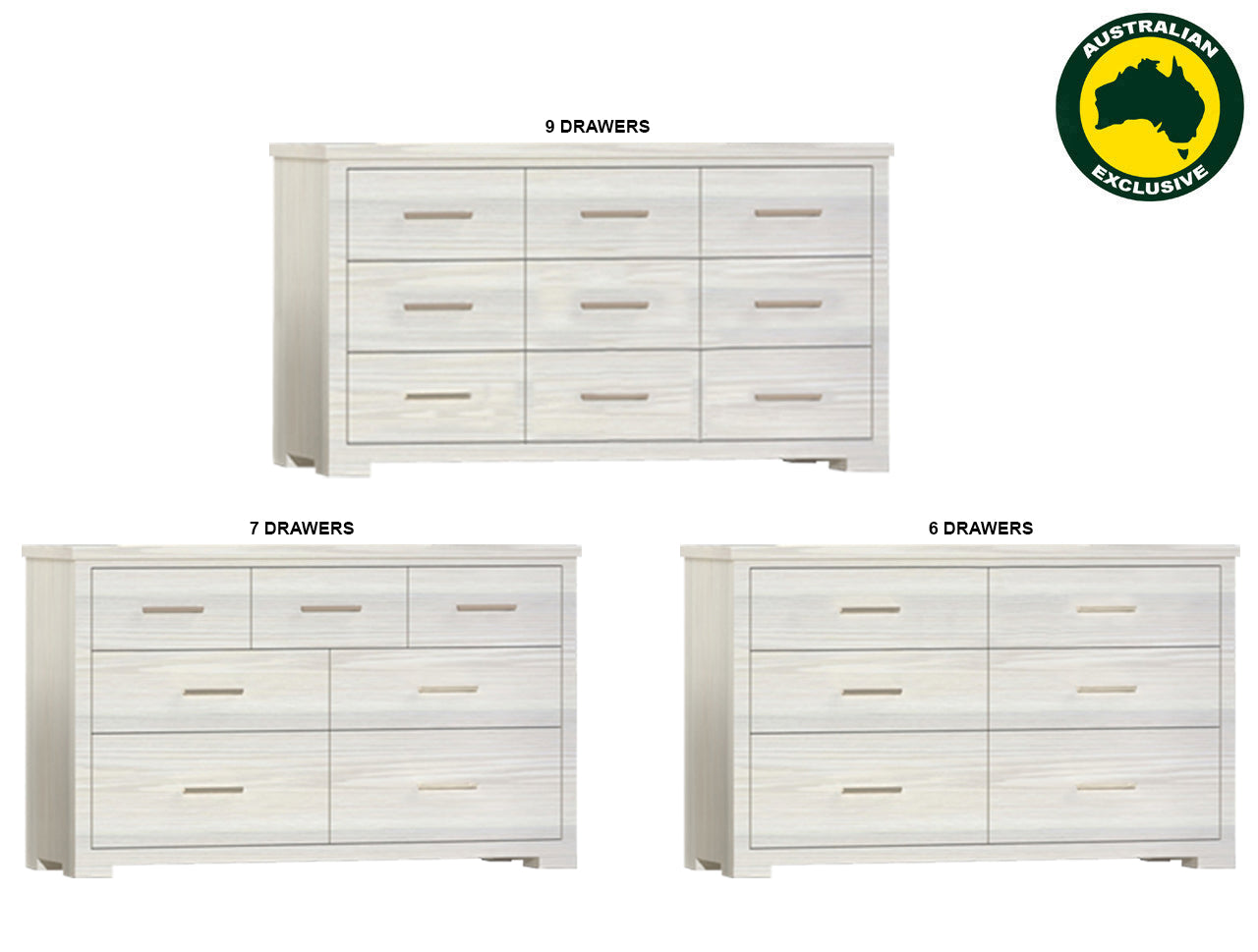 BOSTON (AUSSIE MADE) LOWBOY COLLECTION - ASSORTED PAINTED COLOURS - STARTING FROM $1299