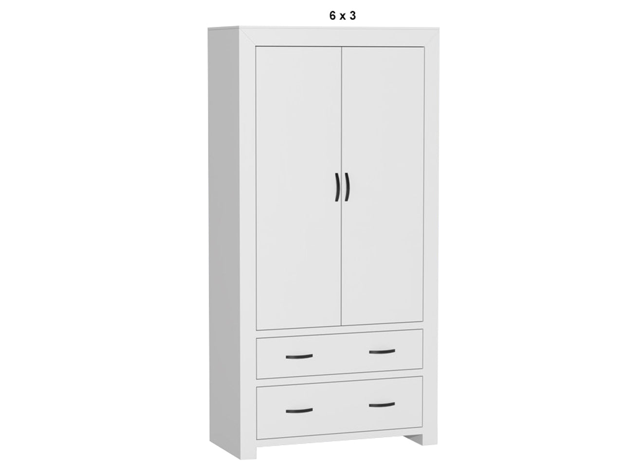 BUSTIN (AUSSIE MADE) 2 DOOR / 2 DRAWER WARDROBE COLLECTION - ASSORTED PAINTED COLOURS - STARTING FROM $1199