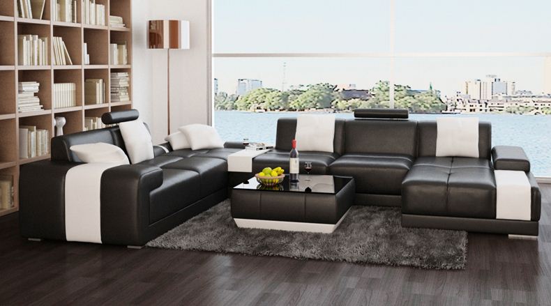 MALFIDA   CHAISE LOUNGE SUITE (F3009) - CHOICE OF LEATHER AND ASSORTED COLOURS AVAILABLE