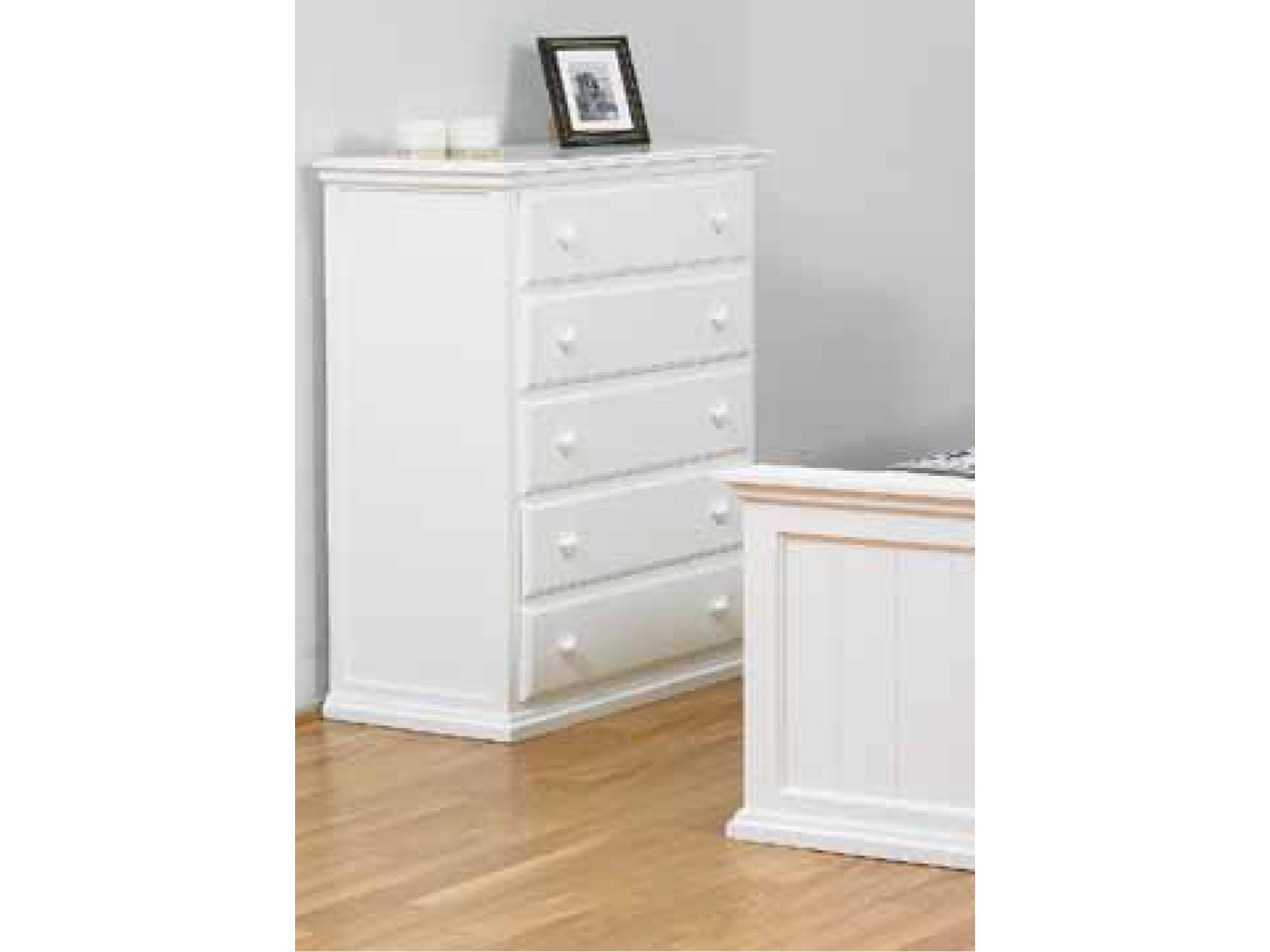 ANNISTON (AUSSIE MADE) 5 DRAWER TALLBOY - ASSORTED PAINTED COLOURS