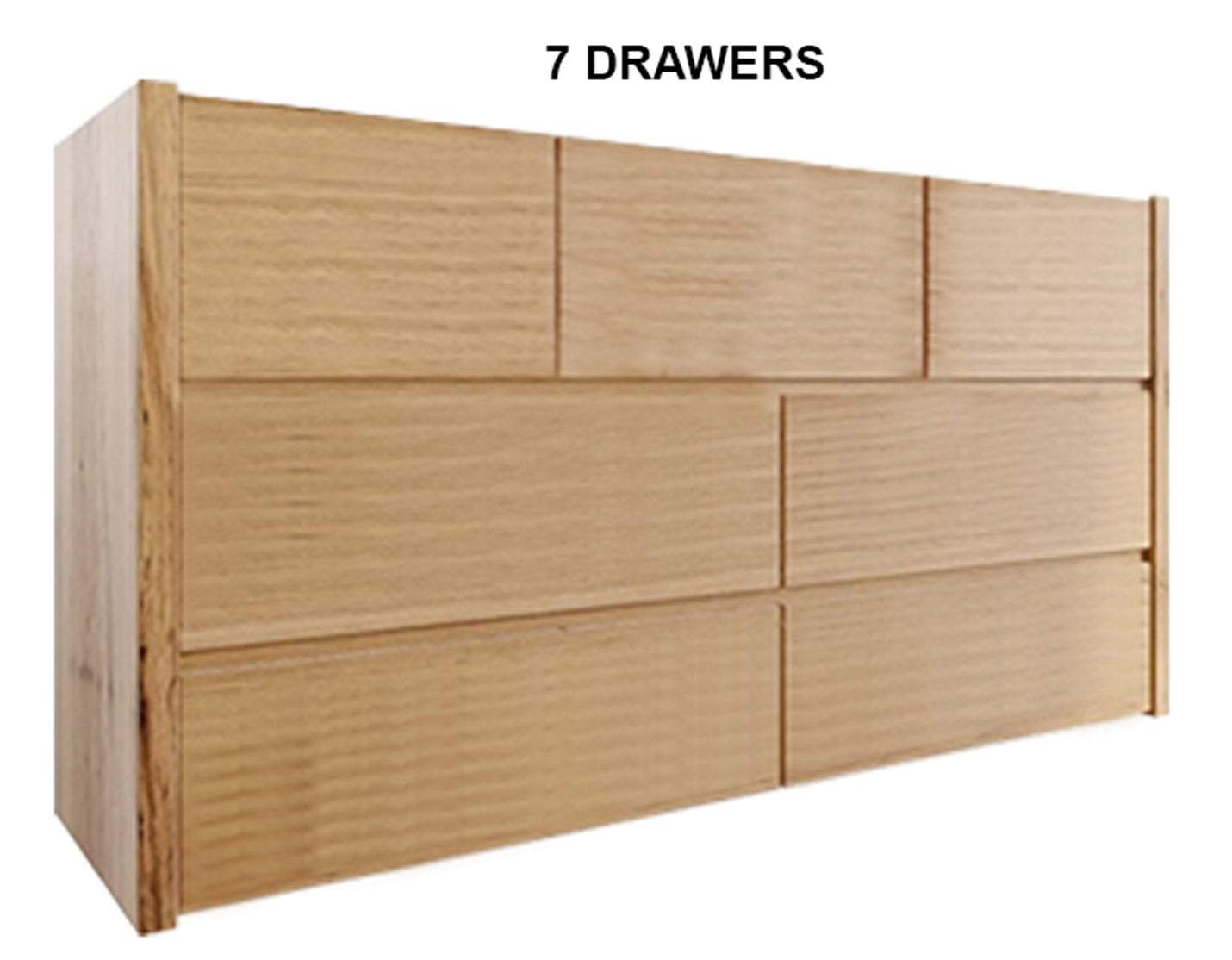 AVALON (AUSSIE MADE) LOWBOY COLLECTION - TASSIE OAK COMBINATION - ASSORTED STAINED COLOURS