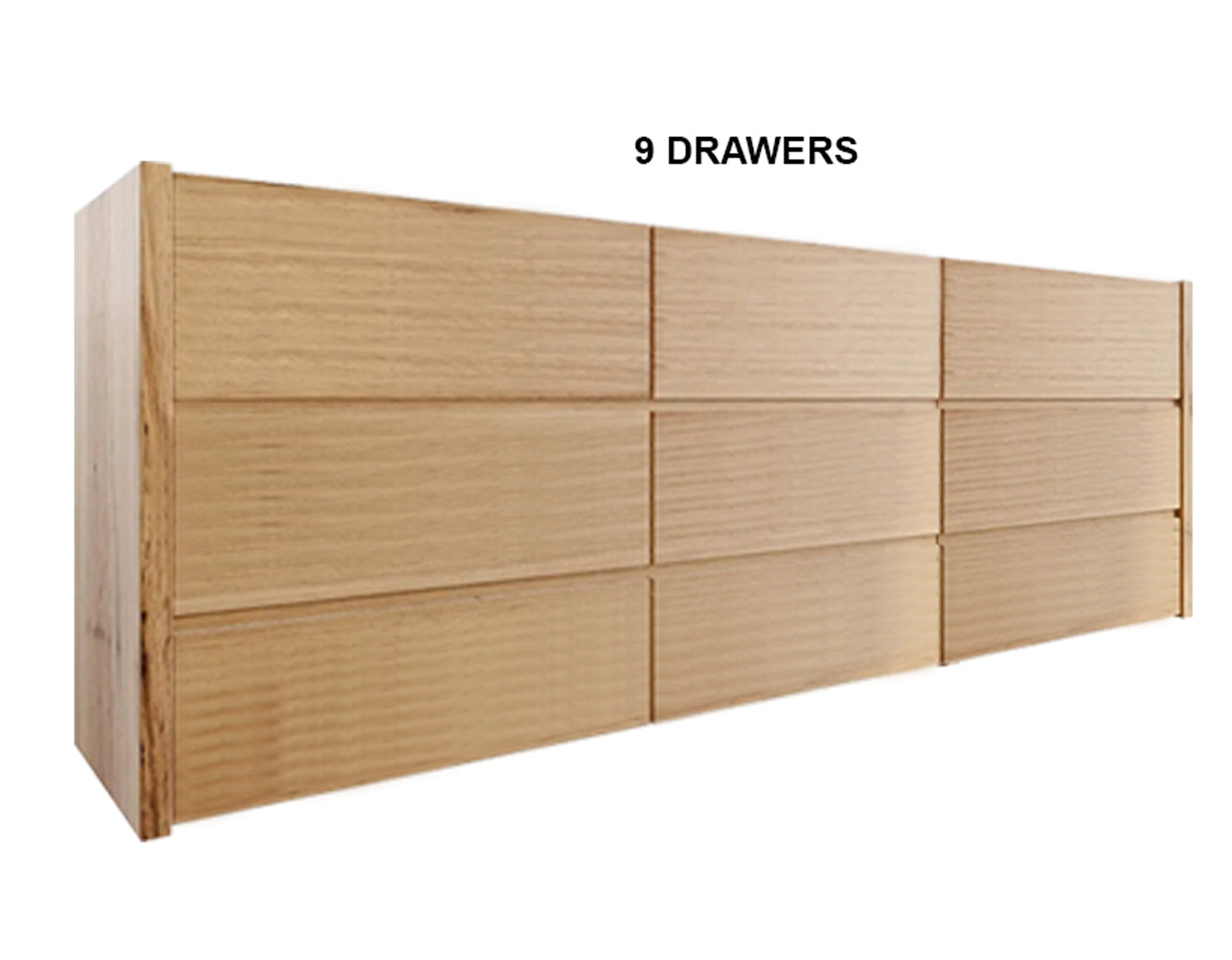 AVALON (AUSSIE MADE) LOWBOY COLLECTION - TASSIE OAK COMBINATION - ASSORTED STAINED COLOURS