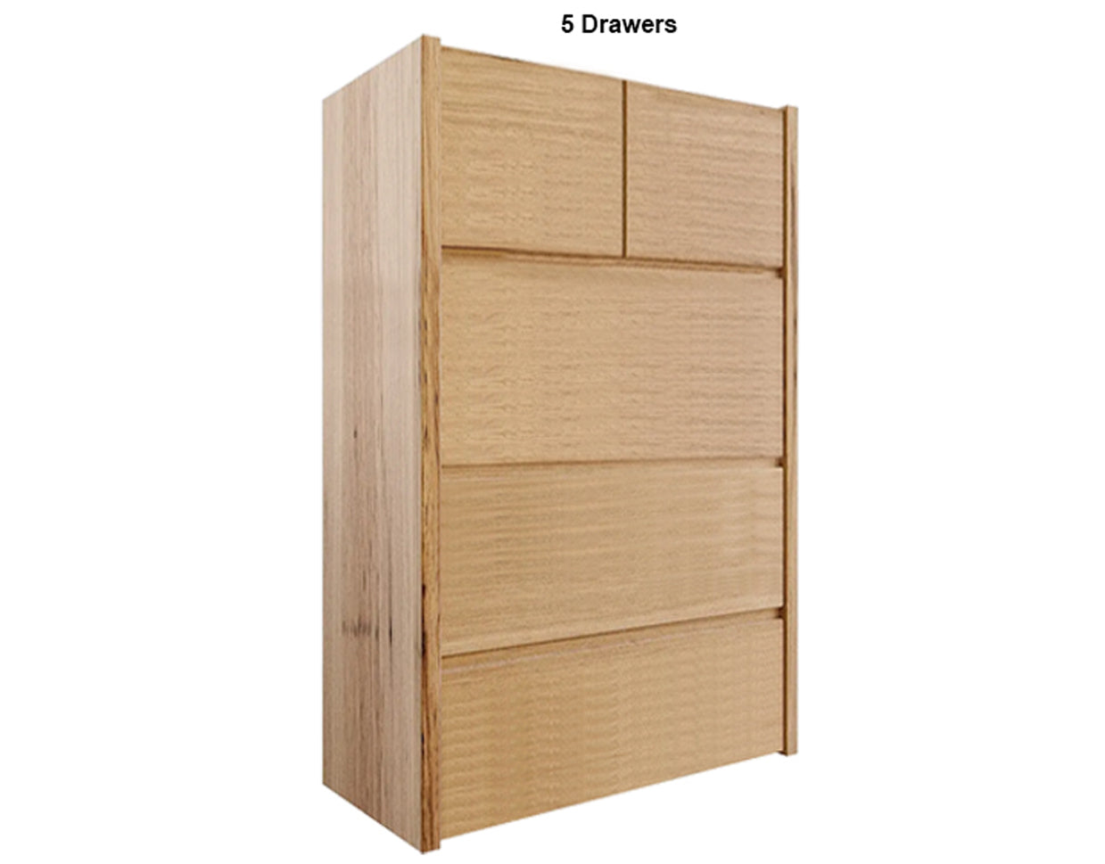 AVALON (AUSSIE MADE) TALLBOY COLLECTION - TASSIE OAK COMBINATION - ASSORTED STAINED COLOURS