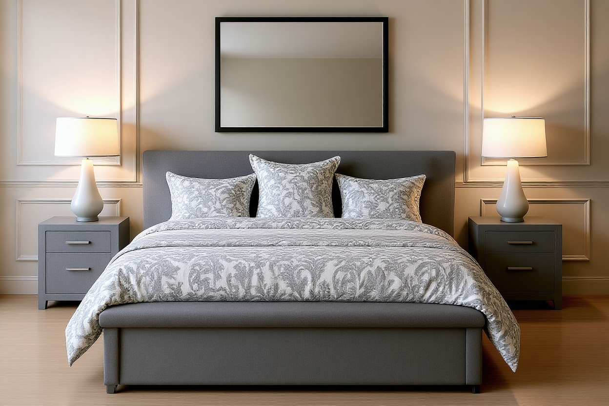 URBANITE (AUSSIE MADE) ALL FABRIC STORAGE BEDROOM WITH BLANKET STORAGE COLLECTION - ASSORTED FABRICS AND COLOURS - STARTING FROM $699