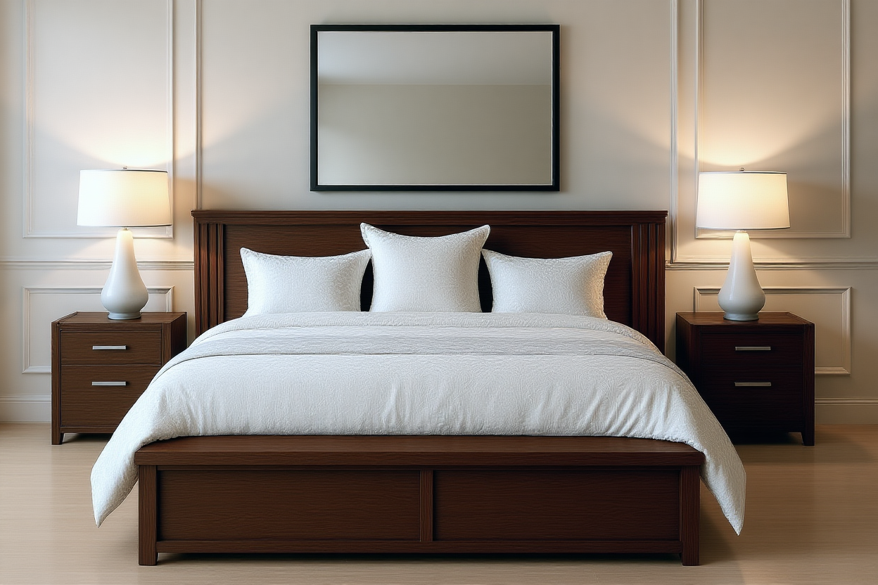 URBANITE (AUSSIE MADE) ALL TIMBER STORAGE BEDROOM WITH BLANKET STORAGE COLLECTION - ASSORTED STAINED AND PAINTED COLOURS - STARTING FROM $1699