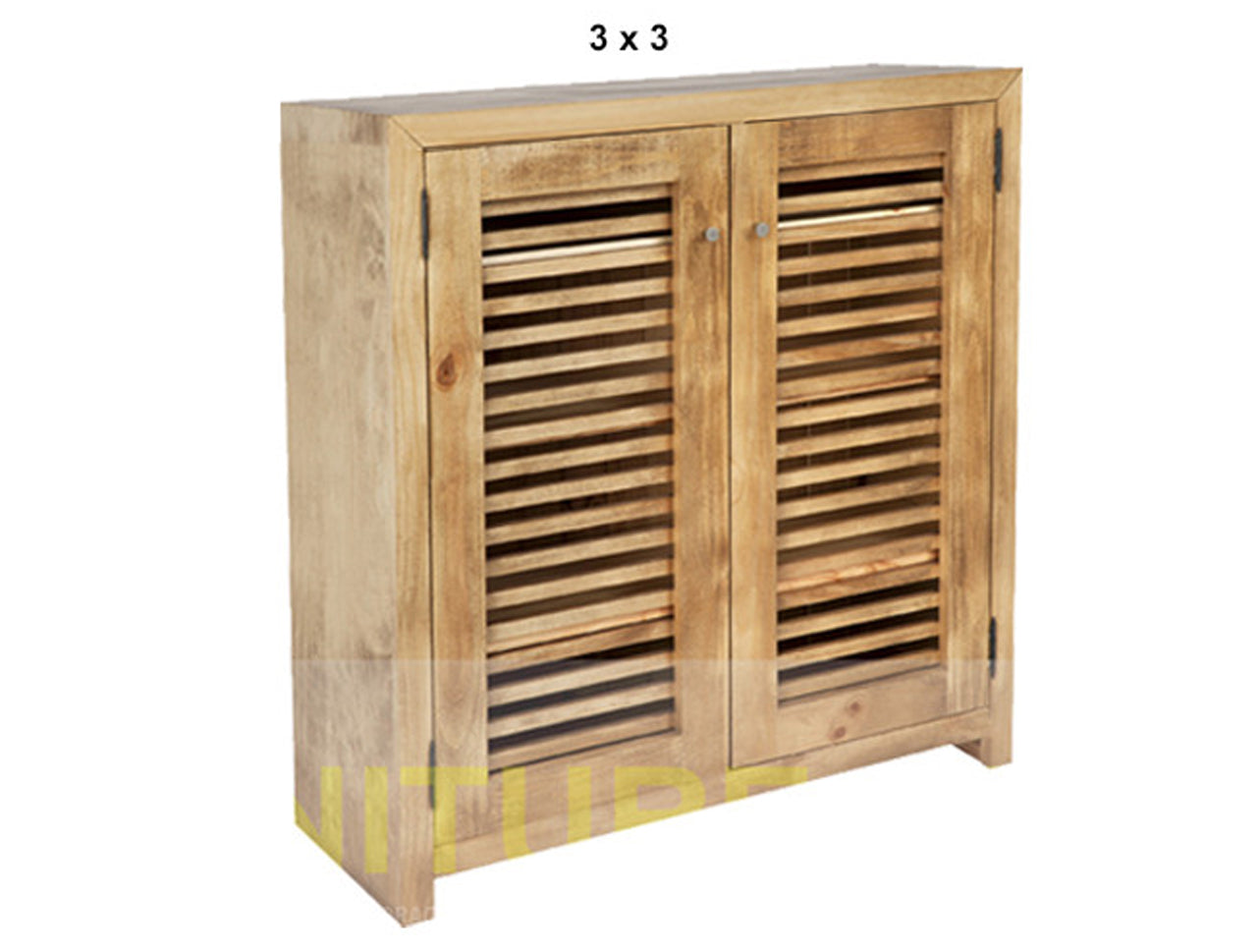 BANDY (AUSSIE MADE) SHOE CABINET WITH 2 LATTICE DOORS COLLECTION - ASSORTED STAINED COLOURS - STARTING FROM $599