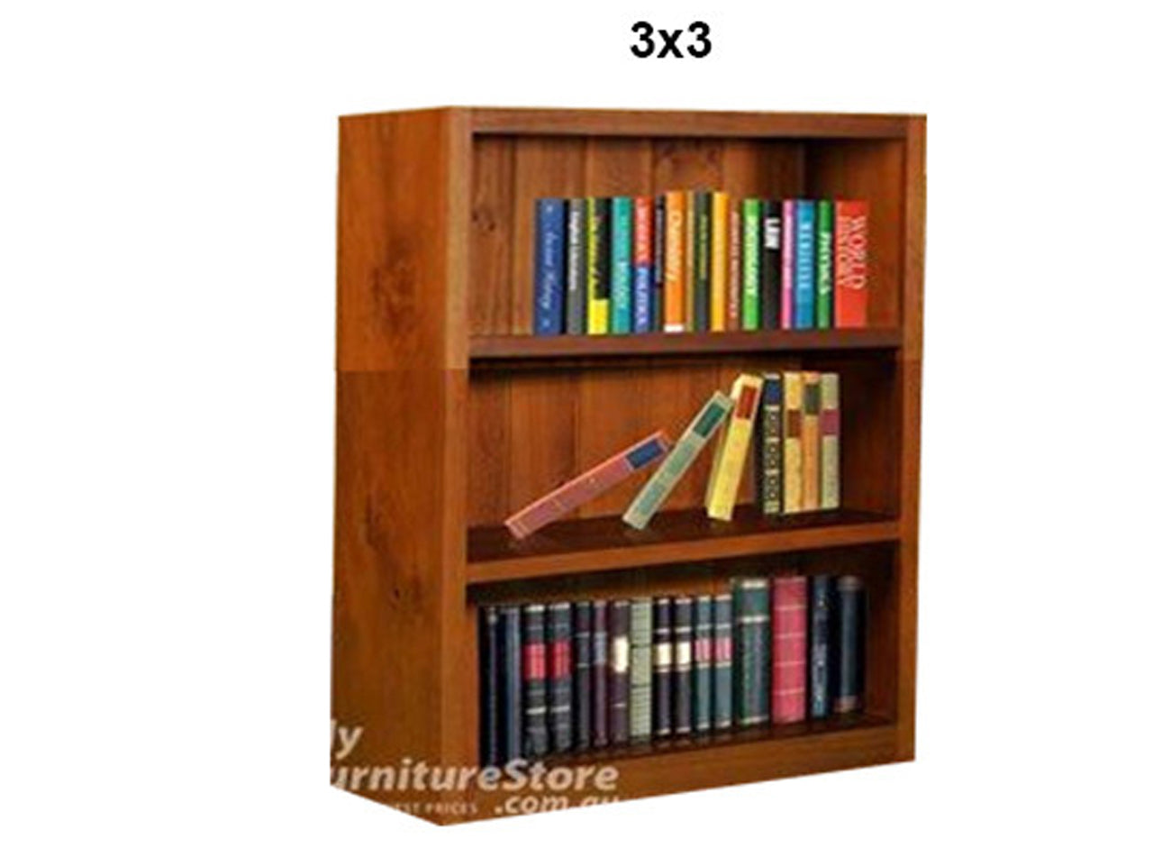 SUSSIE (AUSSIE MADE) LOWLINE BOOKCASE COLLECTION - ASSORTED STAINED COLOURS - STARTING FROM $249