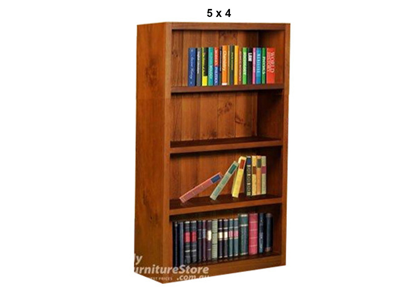 SUSSIE (AUSSIE MADE) LOWLINE BOOKCASE COLLECTION - ASSORTED STAINED COLOURS - STARTING FROM $249