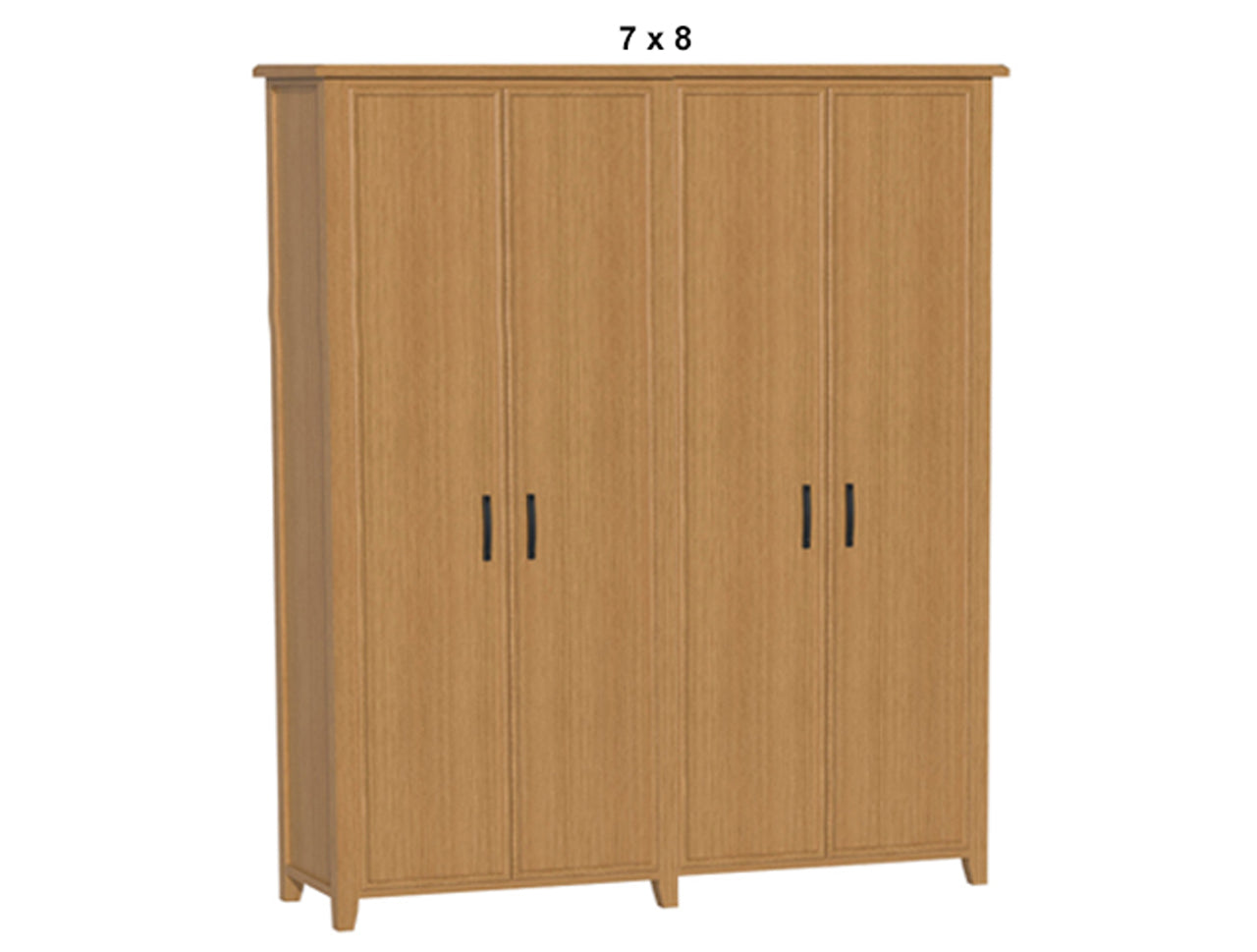 SYDNEYSIDE (AUSSIE MADE) PANTRY PIGEON PAIRED  COLLECTION - TASSIE OAK COMBINATION - ASSORTED STAINED COLOURS - STARTING FROM $3199