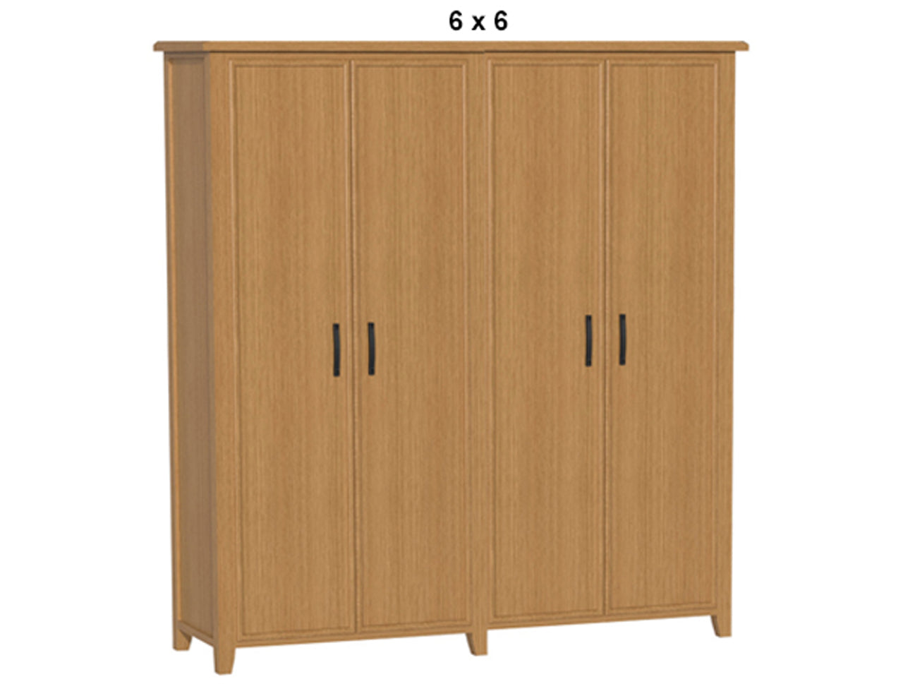 SYDNEYSIDE (AUSSIE MADE) PANTRY WITH PICTURE FRAME DOORS PIGEON PAIRED  COLLECTION - TASSIE OAK COMBINATION - ASSORTED STAINED COLOURS - STARTING FROM $1799