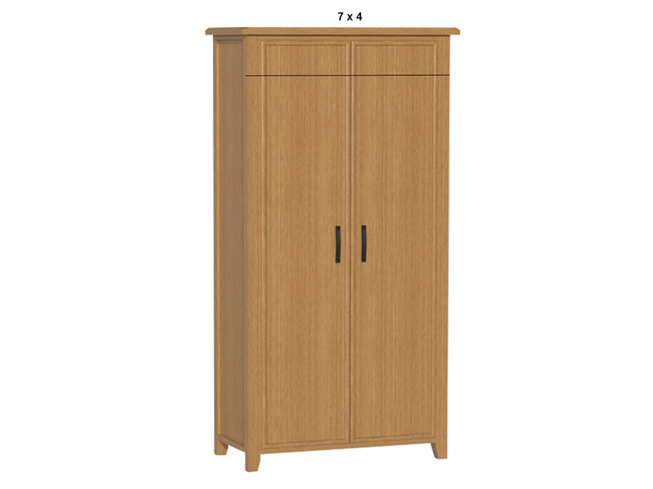 SYDNEYSIDE (AUSSIE MADE) ALL HANGING WITH HAT RACK WARDROBE COLLECTION - TASSIE OAK COMBINATION - ASSORTED STAINED COLOURS - STARTING FROM $1599