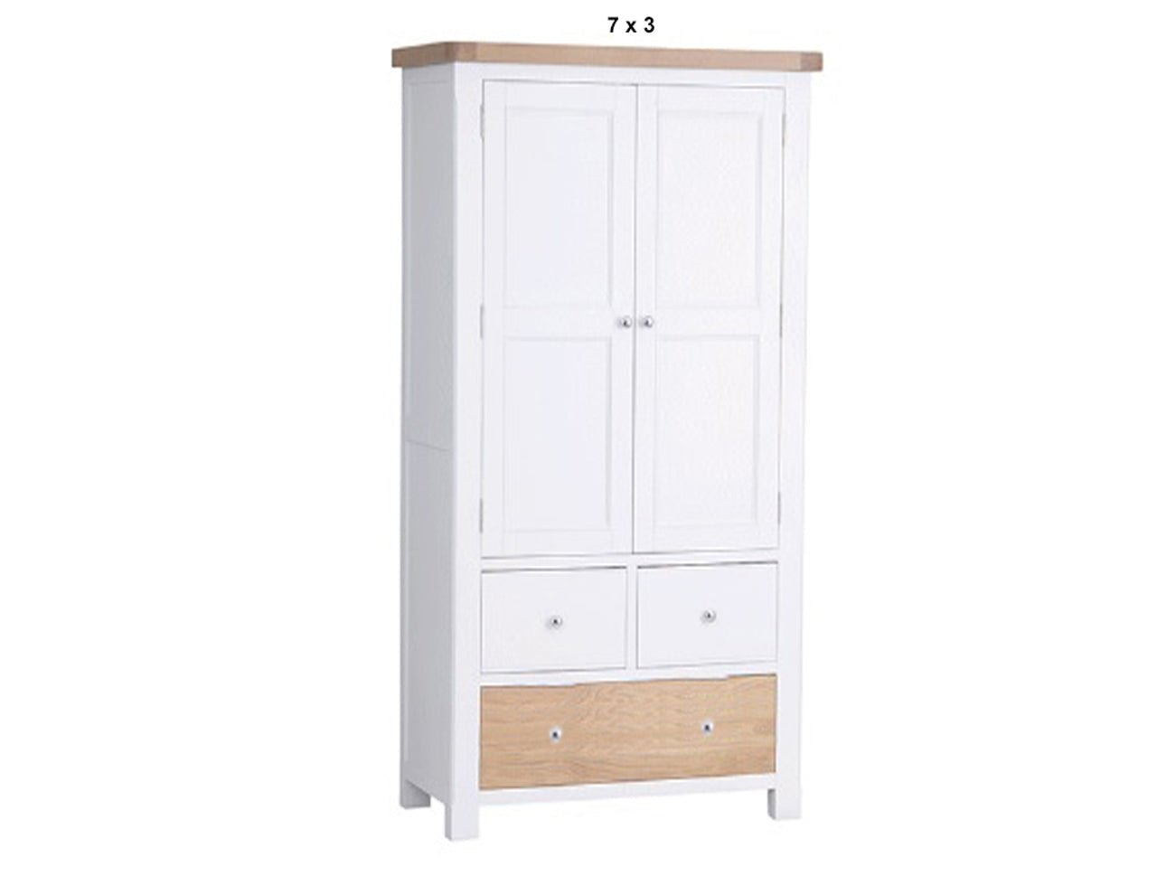 SPENCER (AUSSIE MADE) 2 DOOR / 3 DRAWER SQUARE LEG WARDROBE COLLECTION - ASSORTED PAINTED / STAINED COLOURS - STARTING FROM $1199