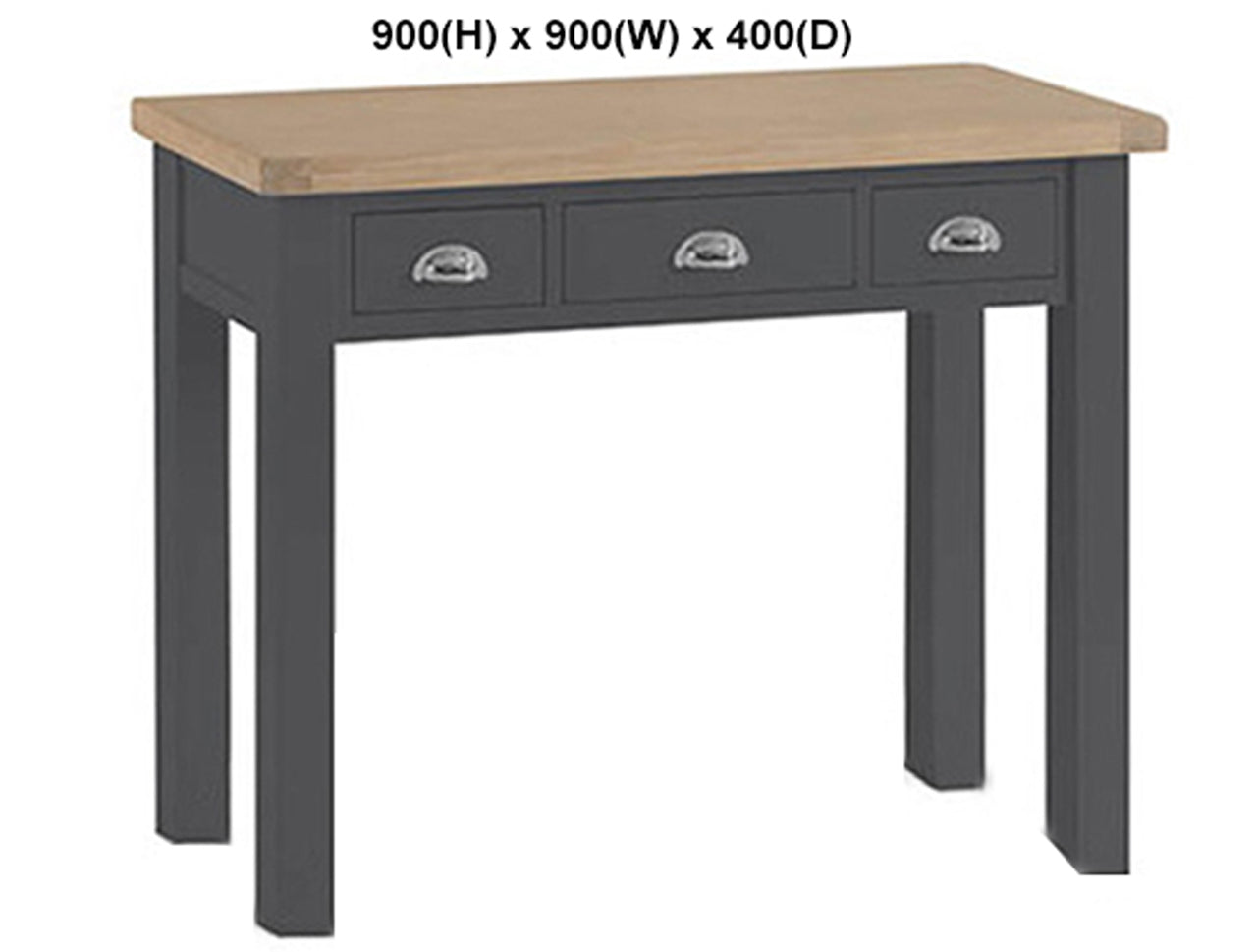 SPENCER (AUSSIE MADE) SQUARE LEGS HALL / CONSOLE TABLE COLLECTION - TASSIE OAK COMBINATION - ASSORTED PAINTED / STAINED COLOURS - STARTING FROM $799