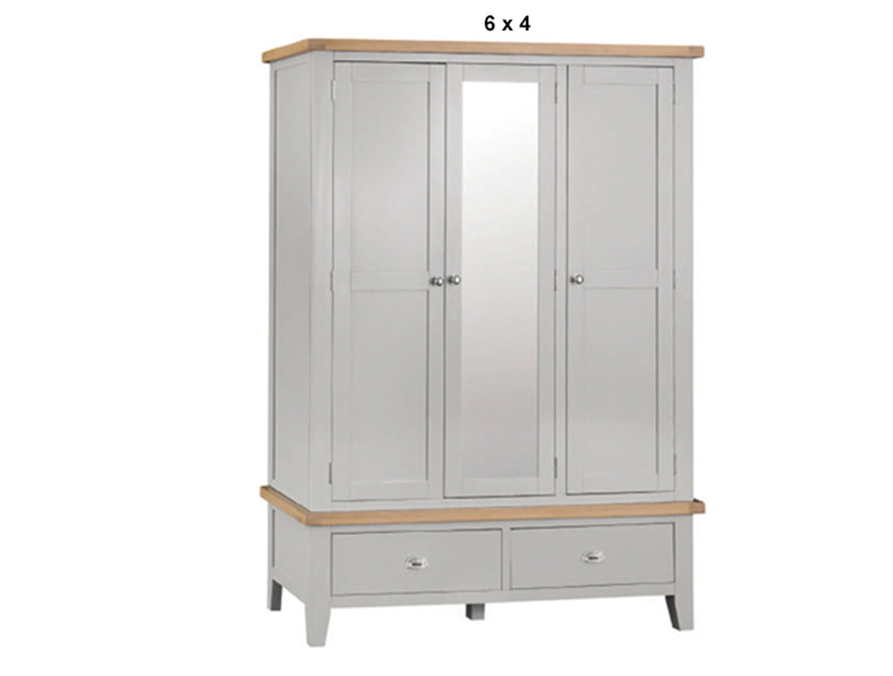 SPENCER  (AUSSIE MADE) 3 DOOR / 2 DRAWER WARDROBE WITH MIRROR  COLLECTION - ASSORTED PAINTED / STAINED COLOURS - STARTING FROM $2299