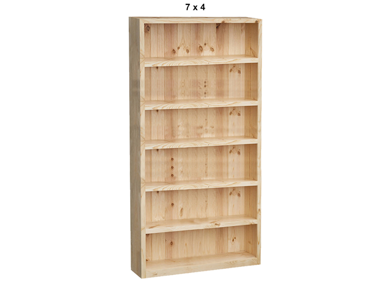 SUSAN (AUSSIE MADE) STANDARD HIGHLINE BOOKCASE WITH 40MM FACINGS COLLECTION - ASSORTED STAINED COLOURS - STARTING FROM $649