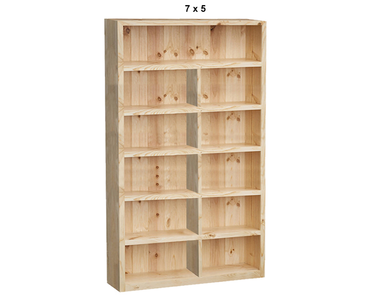 SUSAN (AUSSIE MADE) STANDARD HIGHLINE BOOKCASE WITH 40MM FACINGS COLLECTION - ASSORTED STAINED COLOURS - STARTING FROM $649