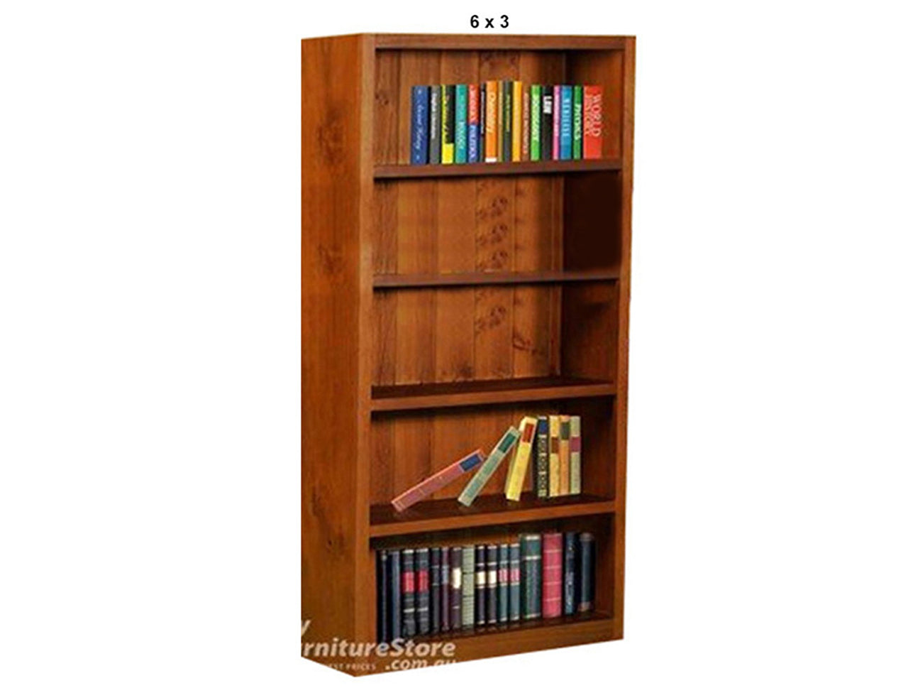 SUSSIE (AUSSIE MADE) HIGHLINE BOOKCASE COLLECTION  - ASSORTED STAINED COLOURS - STARTING FROM $399