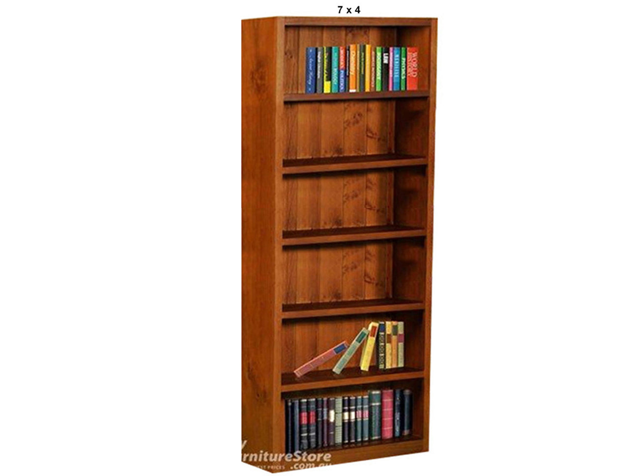SUSSIE (AUSSIE MADE) HIGHLINE BOOKCASE COLLECTION  - ASSORTED STAINED COLOURS - STARTING FROM $399