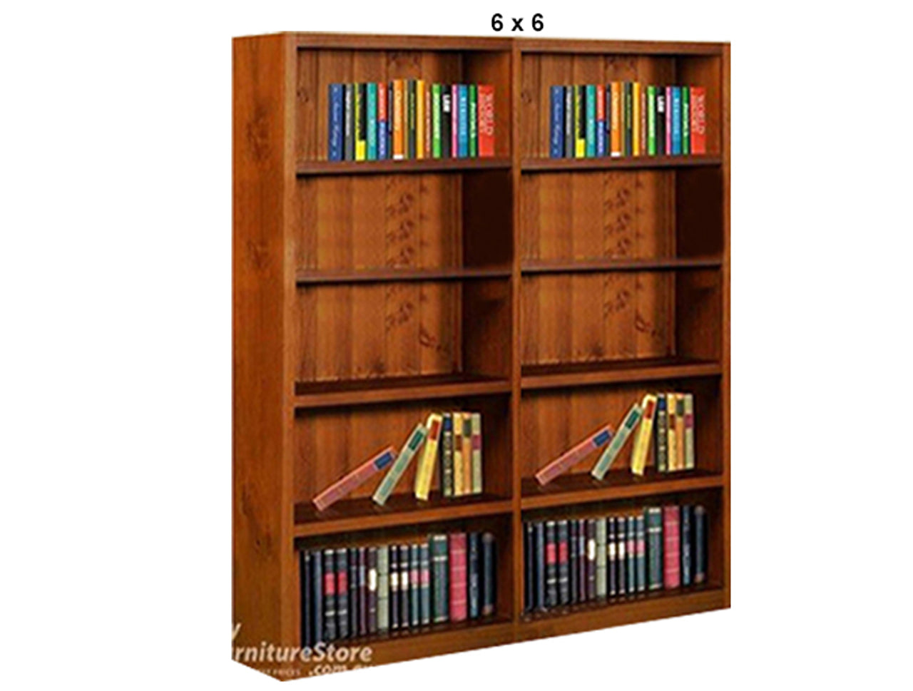 SUSSIE (AUSSIE MADE) LARGE HIGHLINE BOOKCASE COLLECTION  - ASSORTED STAINED COLOURS - STARTING FROM $1199