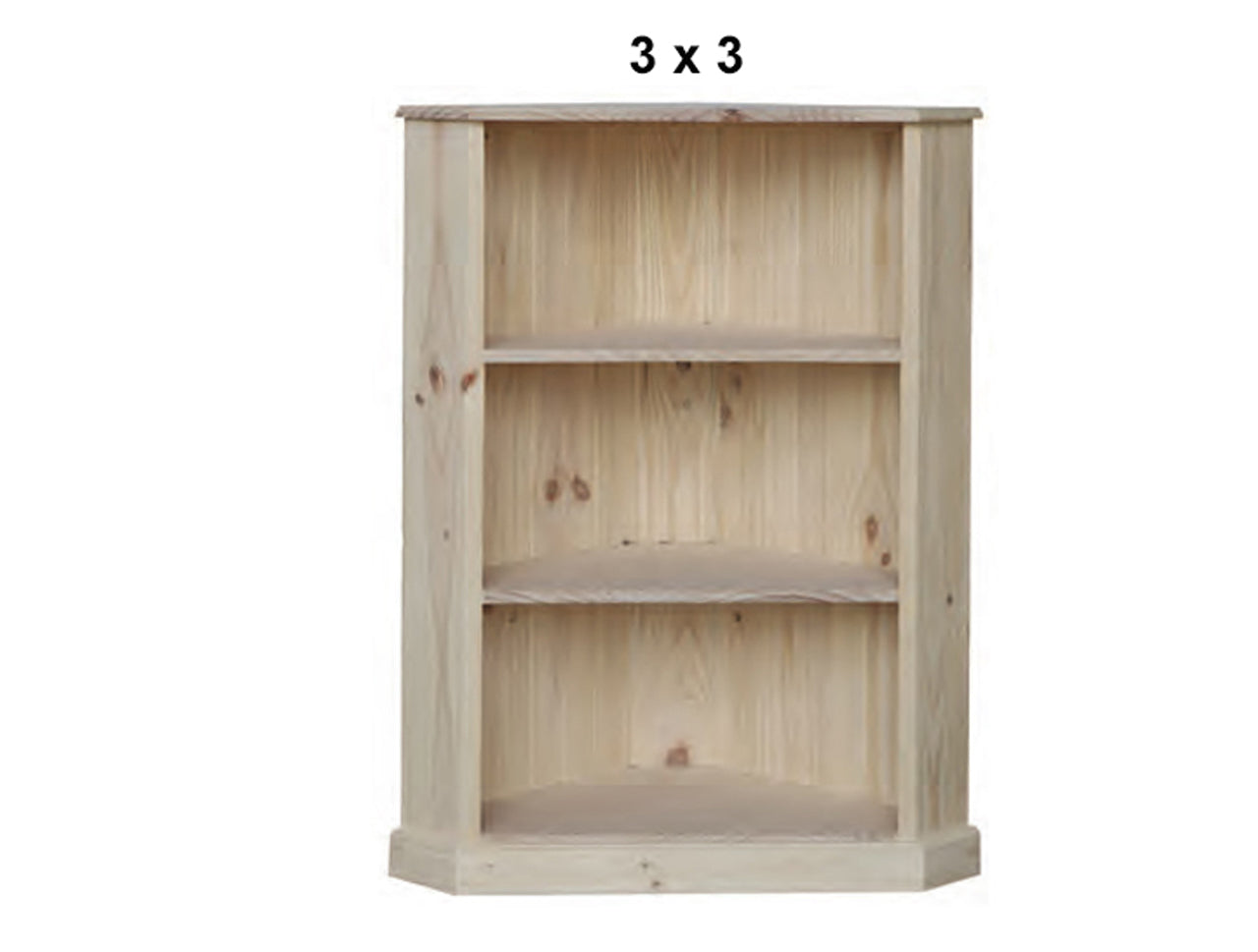 SWAYDE (AUSSIE MADE) CORNER LOWLINE BOOKCASE COLLECTION - ASSORTED STAINED COLOURS - STARTING FROM $649