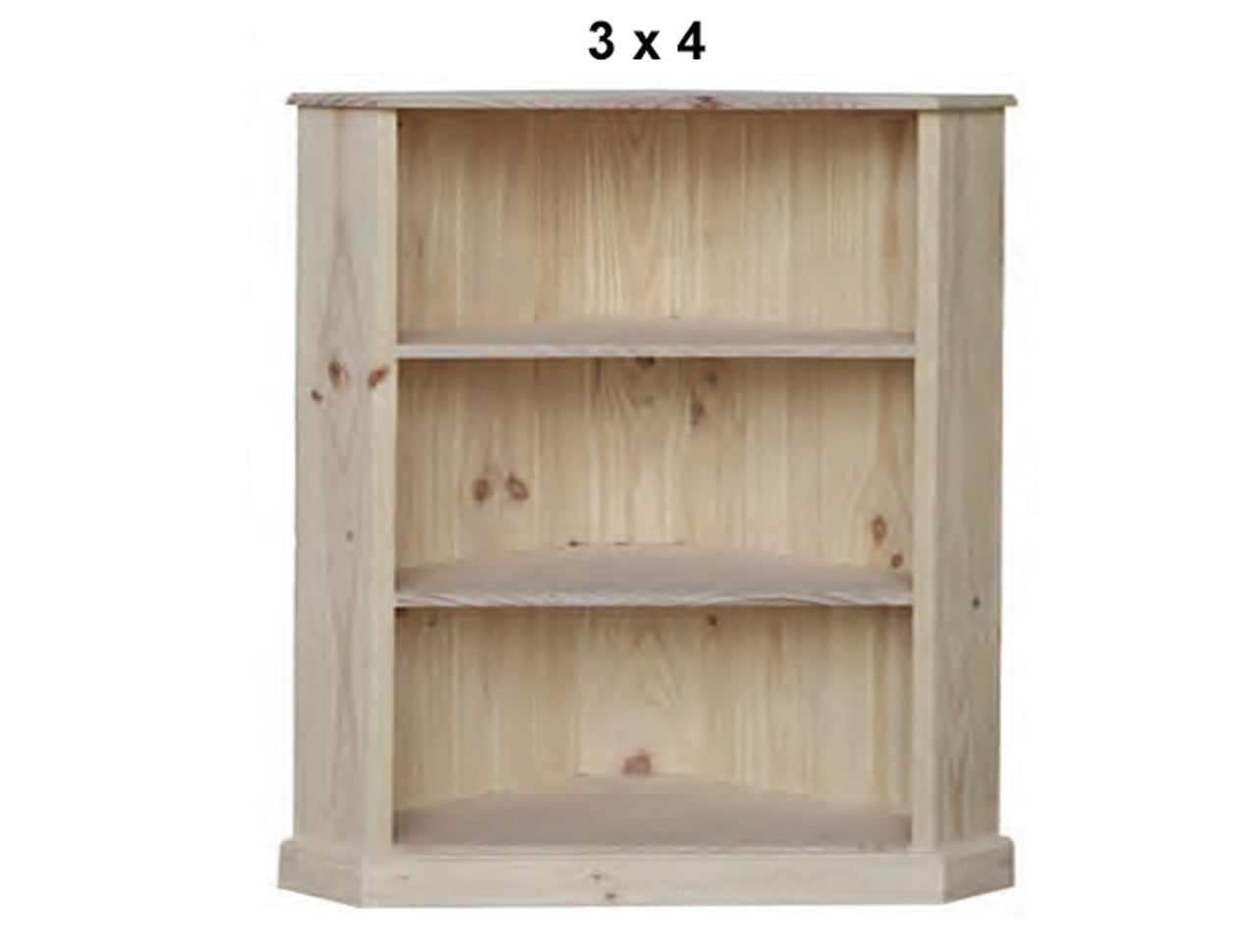 SWAYDE (AUSSIE MADE) CORNER LOWLINE BOOKCASE COLLECTION - ASSORTED STAINED COLOURS - STARTING FROM $649