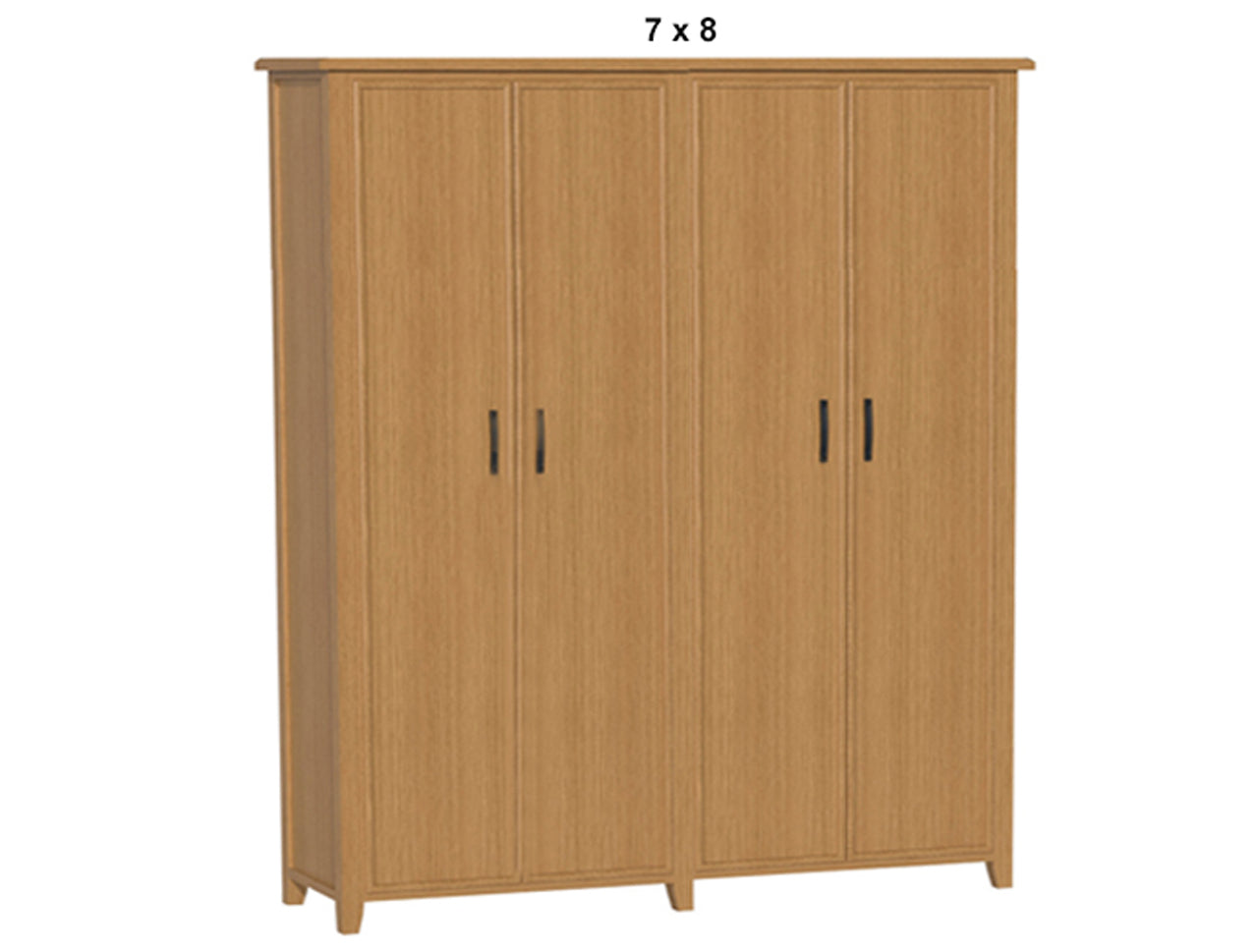 SYDNEYSIDE (AUSSIE MADE) DEEP PANTRY WITH PICTURE FRAMED COLLECTION - ASSORTED STAINED COLOURS - STARTING FROM $1999