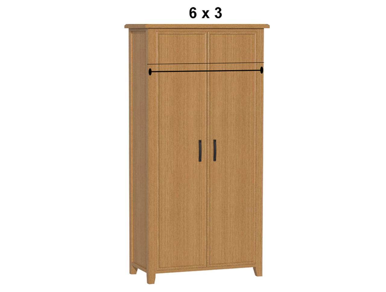 SYDNEYSIDE (AUSSIE MADE) WARDROBE WITH HAT RACK COLLECTION - ASSORTED STAINED COLOURS - STARTING FROM $899