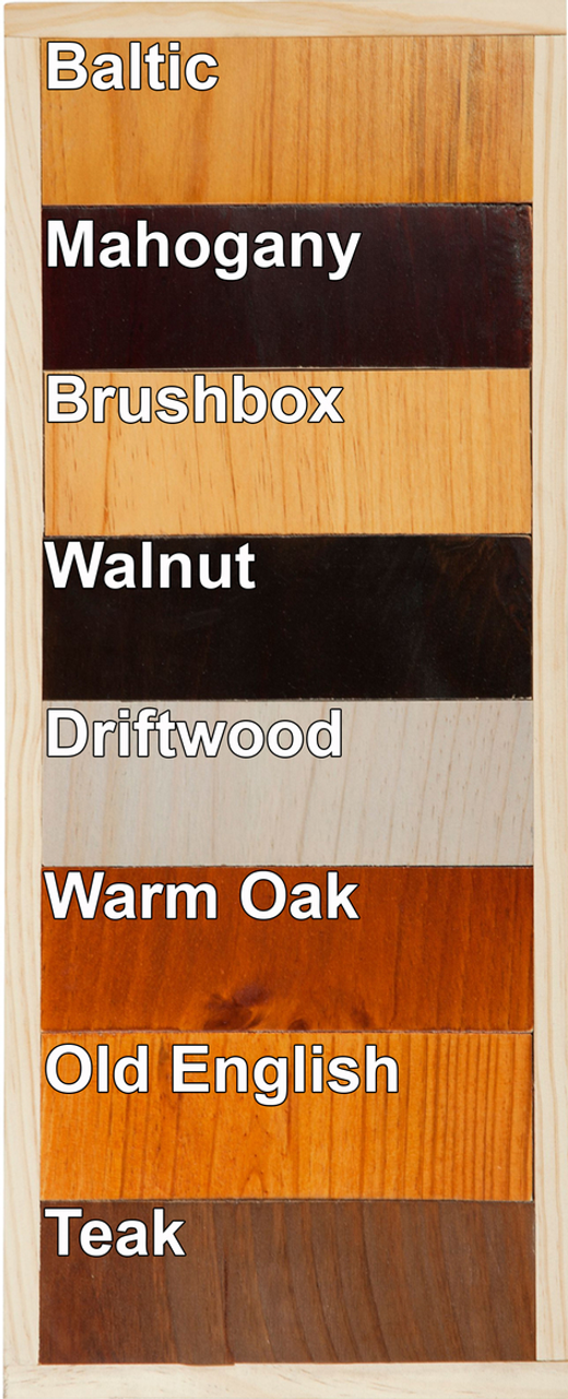 BUSTIN (AUSSIE MADE) KING 5 PIECE (DRESSER) BEDROOM SUITE - ASSORTED STAINED COLOURS