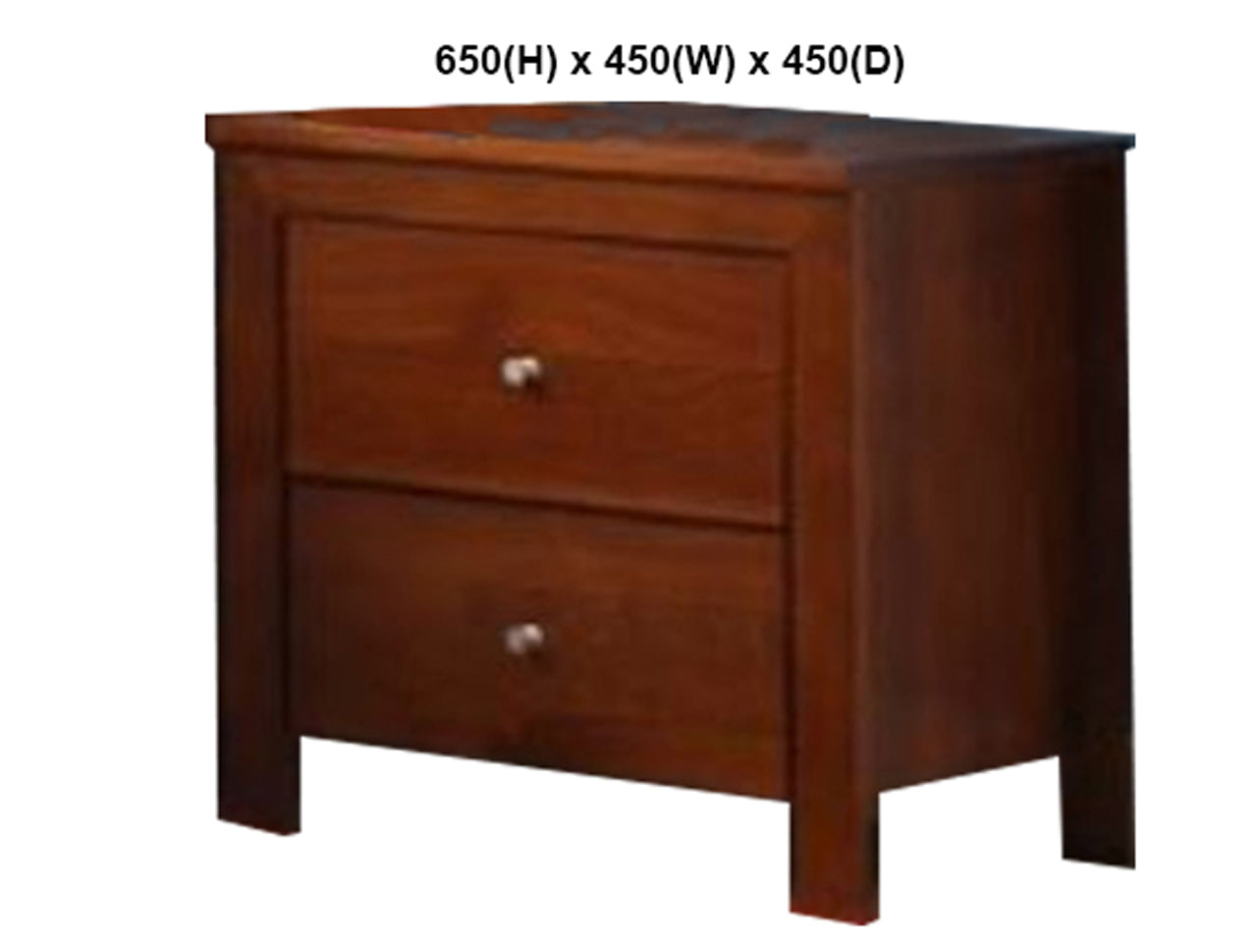THOMAS / TYLER (AUSSIE MADE) 2 DRAWER BEDSIDE TABLE COLLECTION - ASSORTED STAINED COLOURS - STARTING FROM $399