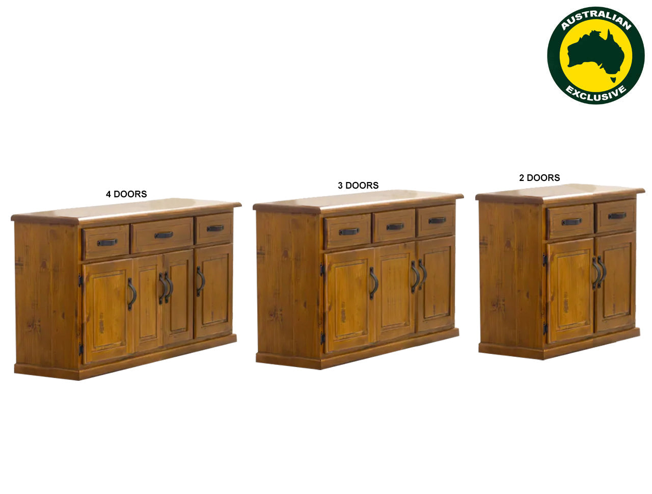 TOGAGGO (AUSSIE MADE) BUFFET COLLECTION - ASSORTED STAINED COLOURS - STARTING FROM $799