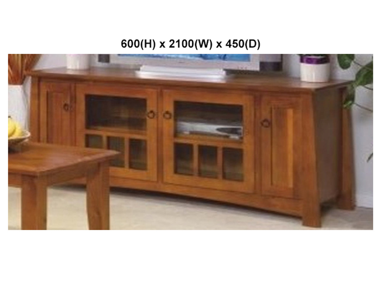 TOKYO (AUSSIE MADE) LOWLINE TV UNIT WITH TWIN PULL-OUTS COLLECTION - ASSORTED STAINED COLOURS - STARTING FROM $1099