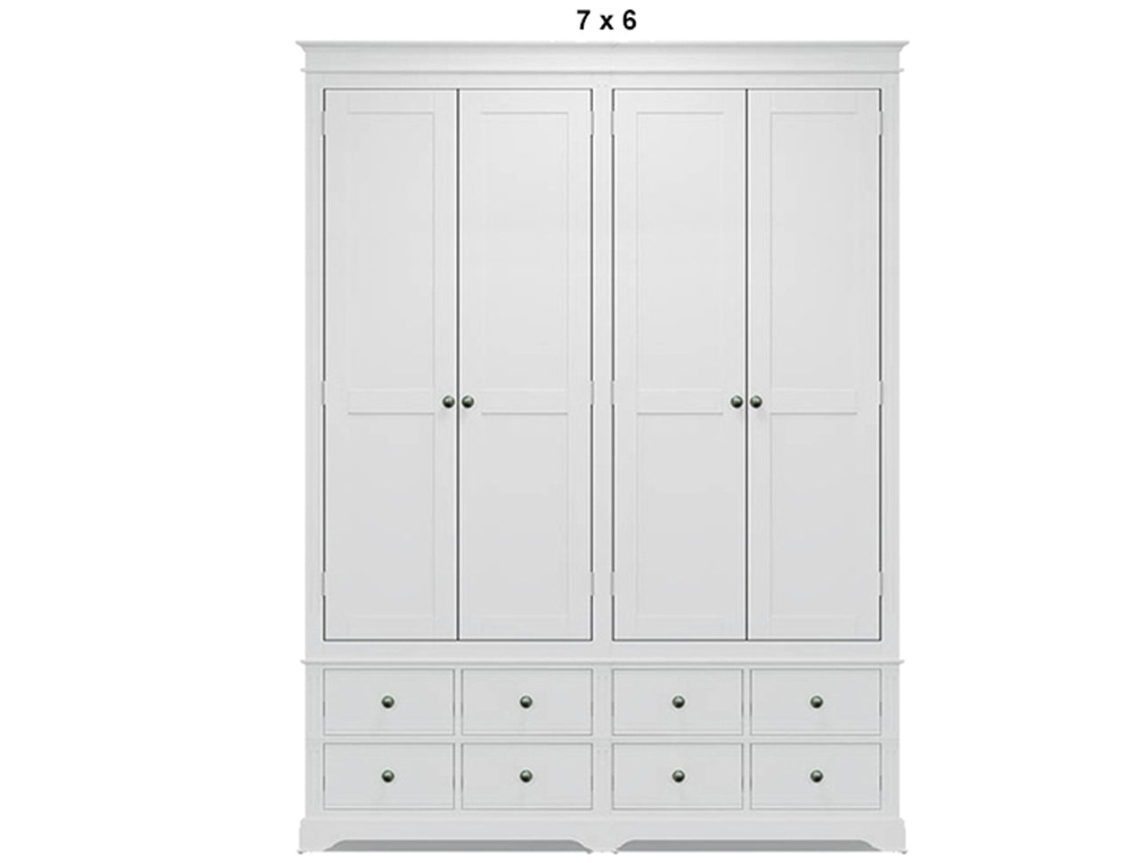 TORRIDGE (AUSSIE MADE) 4 DOOR / 8 DRAWER WARDROBE COLLECTION - ASSORTED PAINTED COLOURS - STARTING FROM $2999