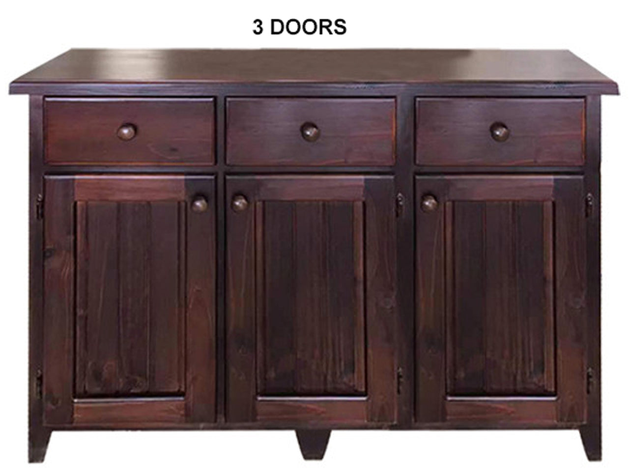 TOTTENHAM (AUSSIE MADE) WITH DOOR & DRAWER BUFFET COLLECTTION - ASSORTED STAINED COLOURS - STARTING FROM $699