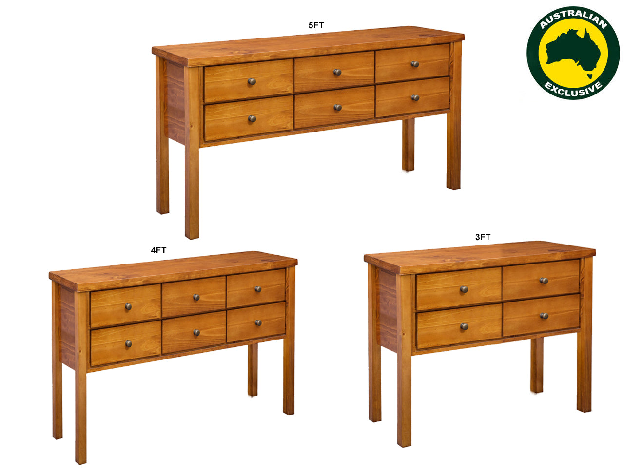 URBAN (AUSSIE MADE) FLAT TOP HALL TABLE COLLECTION - ASSORTED STAINED COLOURS - STARTING FROM $599