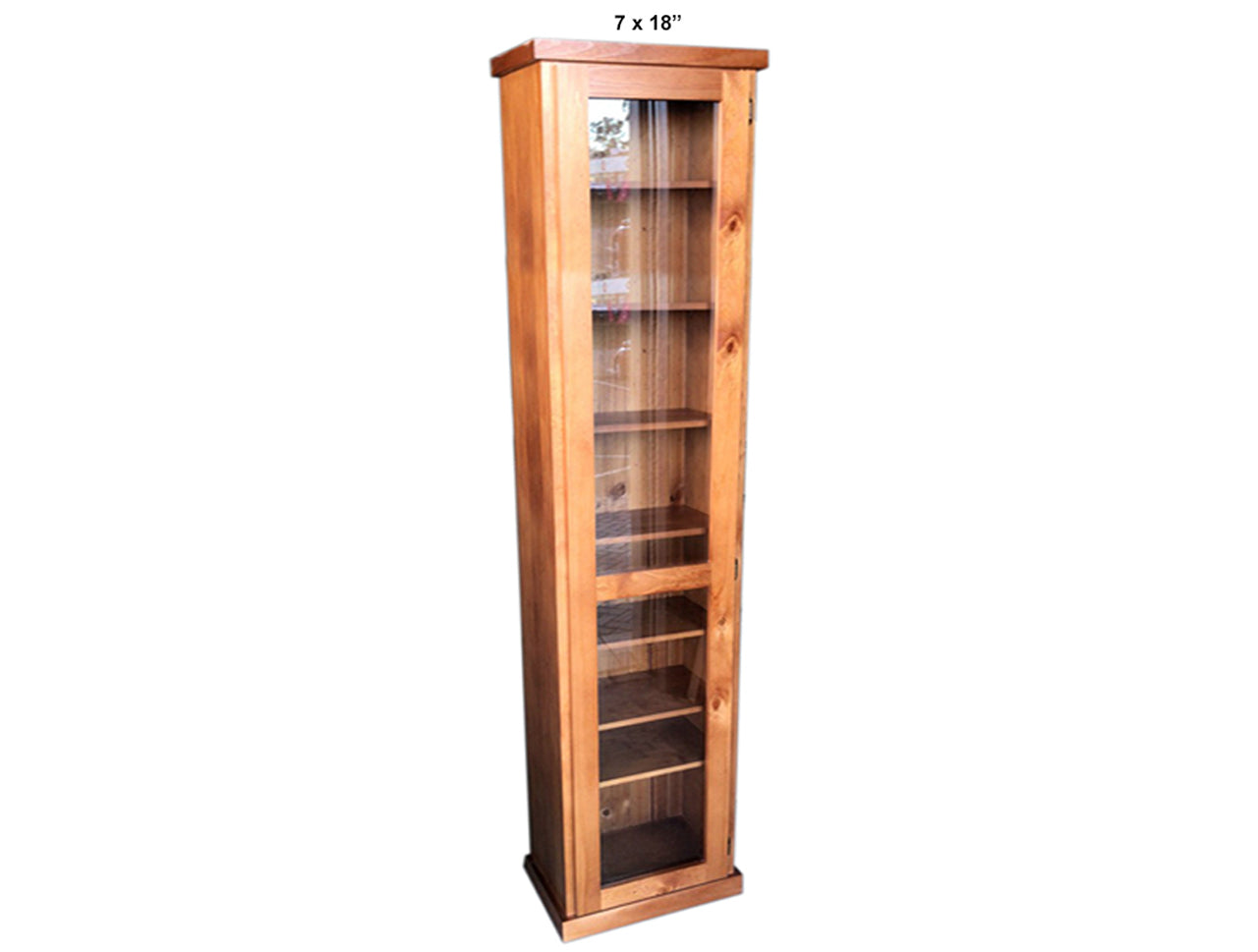 URBAN (AUSSIE MADE) FLAT TOP 1 DOOR SKINNY LIBRARY UNIT COLLECTION - ASSORTED STAINED COLOURS - STARTING FROM $699