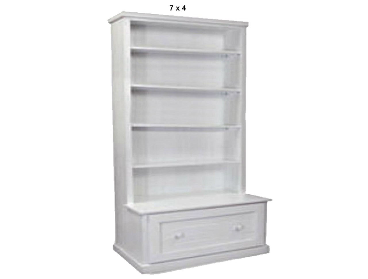 URBAN (AUSSIE MADE) BOOKCASE COMBO WITH FLAT TOP + 1 DRAWER COLLECTION - ASSORTED PAINTED COLOURS - STARTING FROM $849