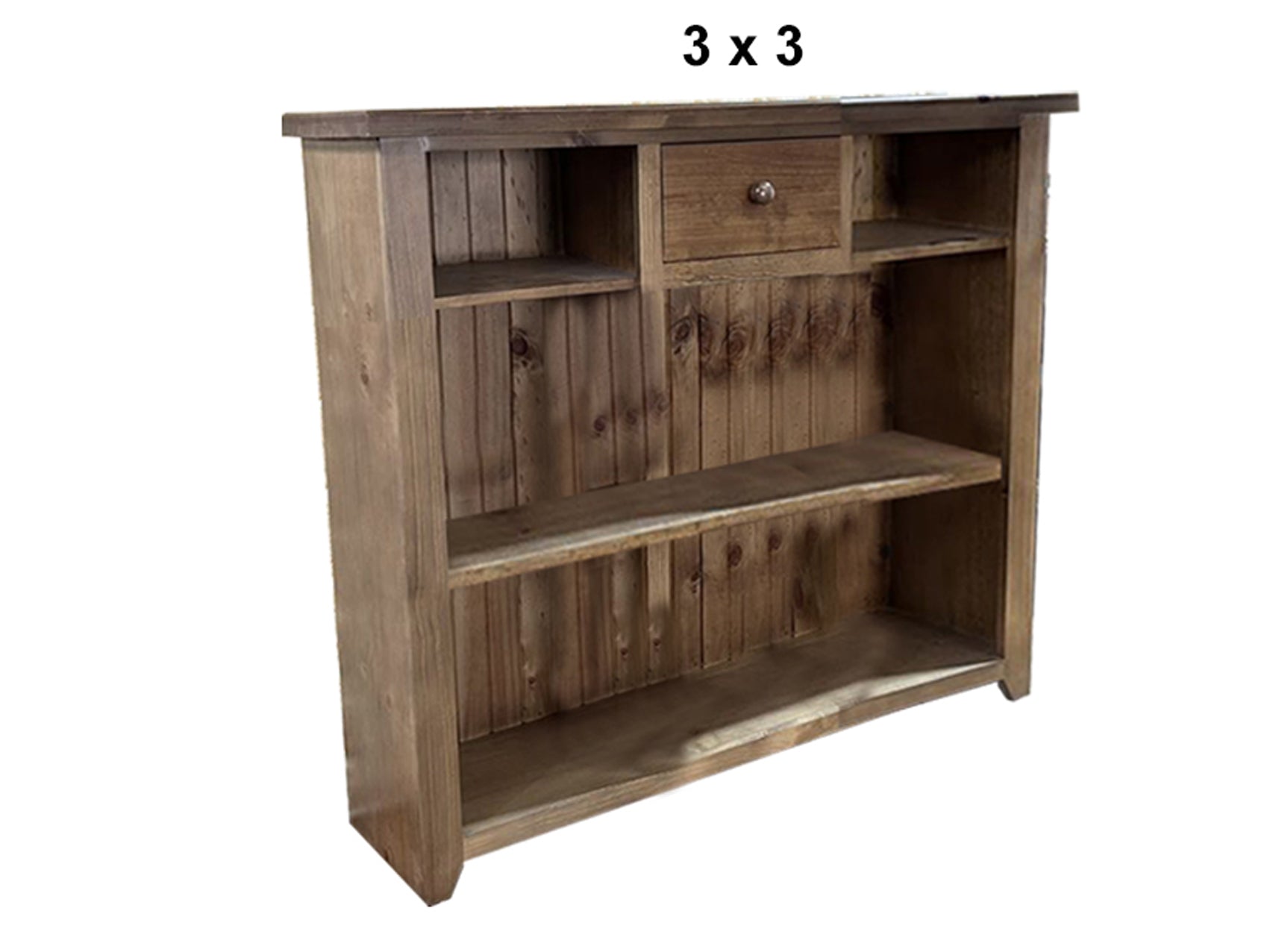 URBAN (AUSSIE MADE) LOWLINE BOOKCASE  WITH DRAWERS COLLECTION - ASSORTED STAINED COLOURS - STARTING FROM $599