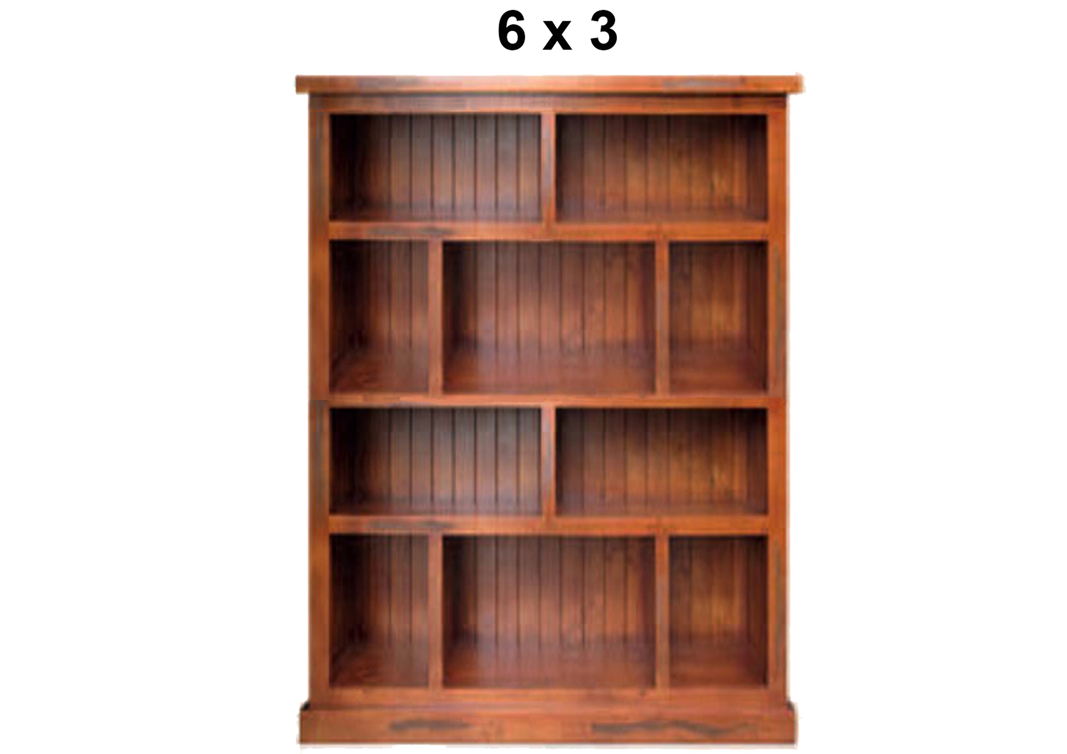 URBAN (AUSSIE MADE) FLAT TOP STAGGERED HIGHLINE BOOKCASE COLLECTION - ASSORTED STAINED COLOURS - STARTING FROM $749