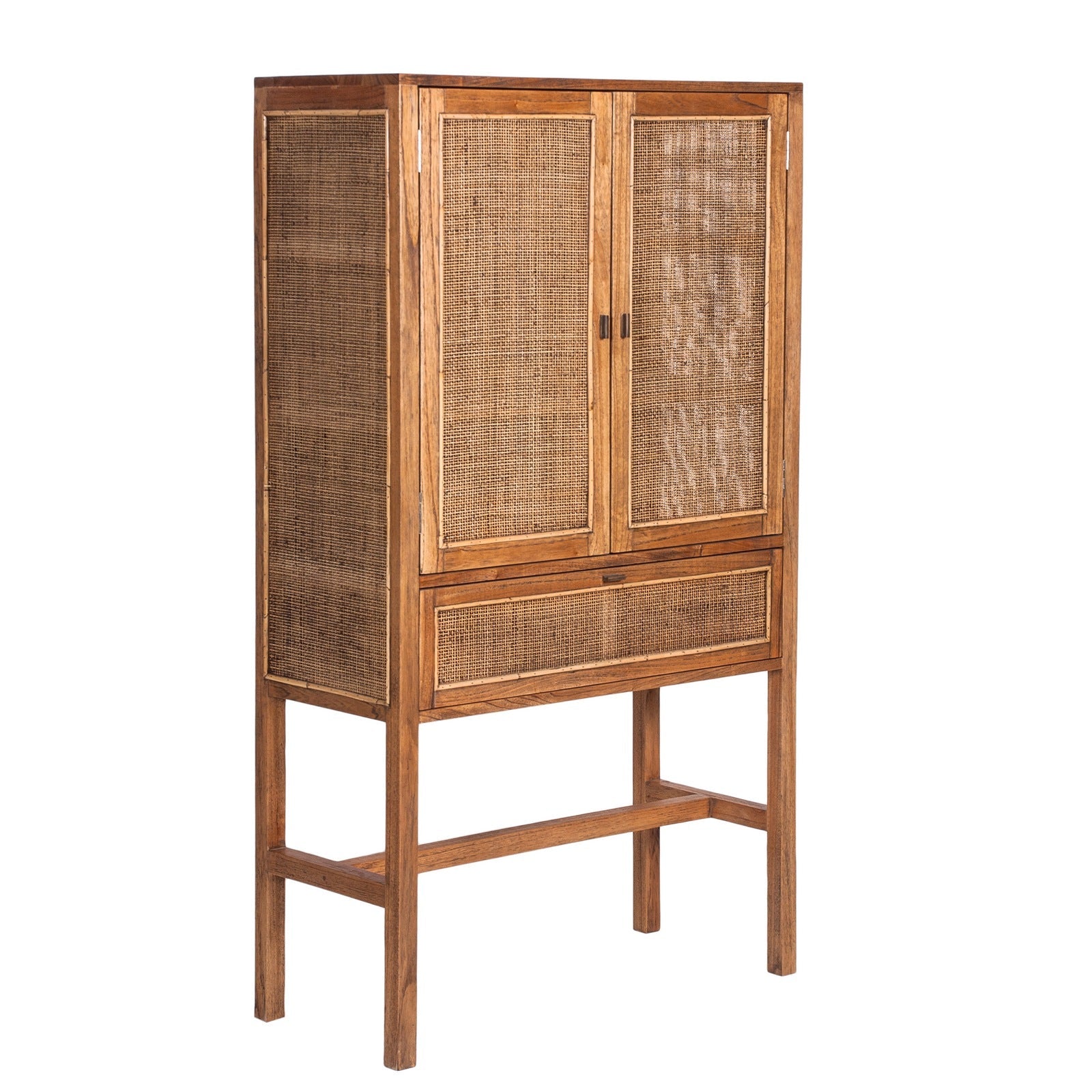 BELTANA TALL CABINET - 1600(L) x 900(W) - LIGHT TOBACCO