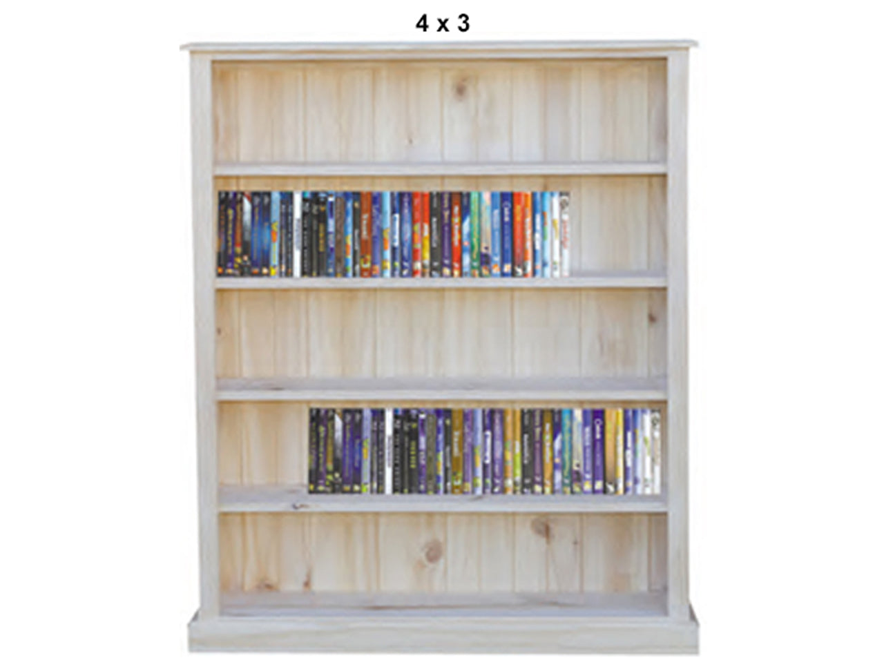 VEDAS (AUSSIE MADE) LOWLINE DVD OR CD CABINET COLLECTION - ASSORTED STAINED COLOURS - STARTING FROM $499