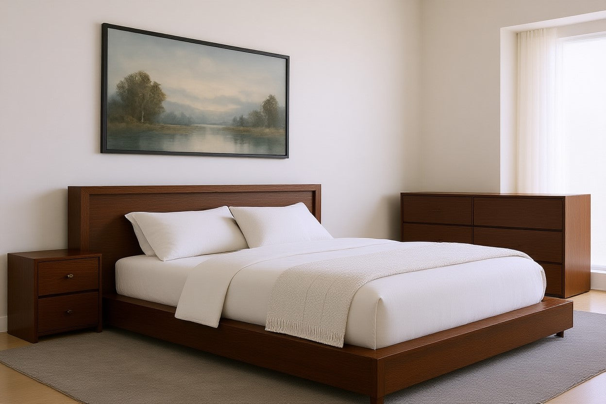 AVALON (AUSSIE MADE) SOLID TIMBER BEDROOM COLLECTION - ASSORTED STAINED COLOURS