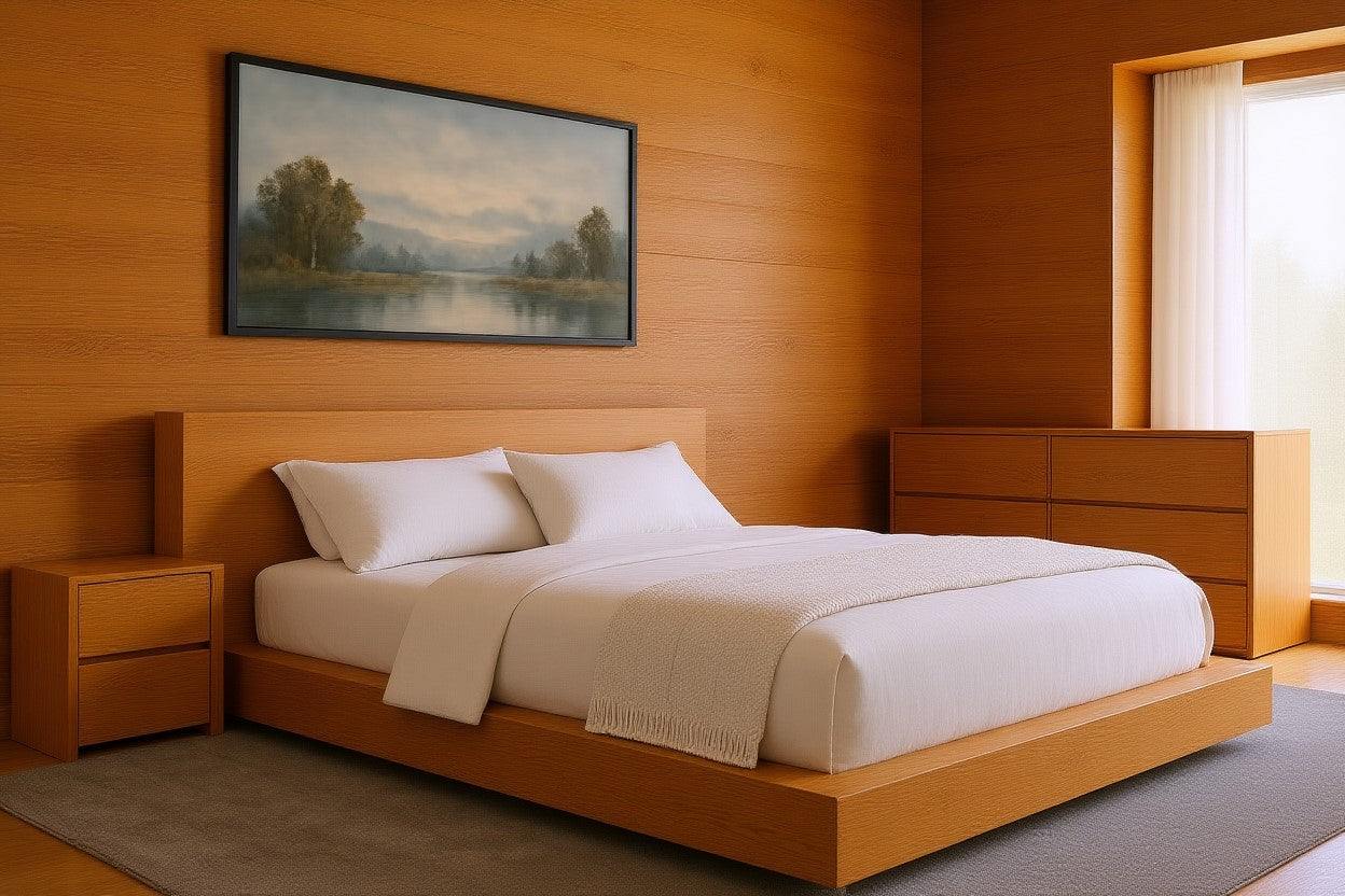 AVALON (AUSSIE MADE) SOLID TIMBER BEDROOM COLLECTION - ASSORTED STAINED COLOURS