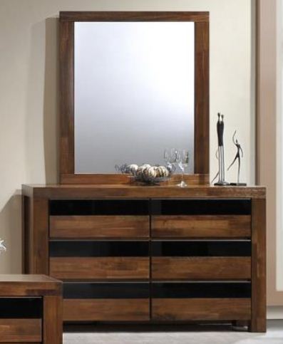 TOLEDO (AUSSIE MADE) DRESSING TABLE WITH MIRROR - ASSORTED COLOURS